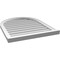 Ekena Millwork Round Top Surface Mount PVC Gable Vent w/ 2"W x 2"P Brickmould Sill Frame, 26"W x 32"H GVPRT26X3203SN - alternate 3